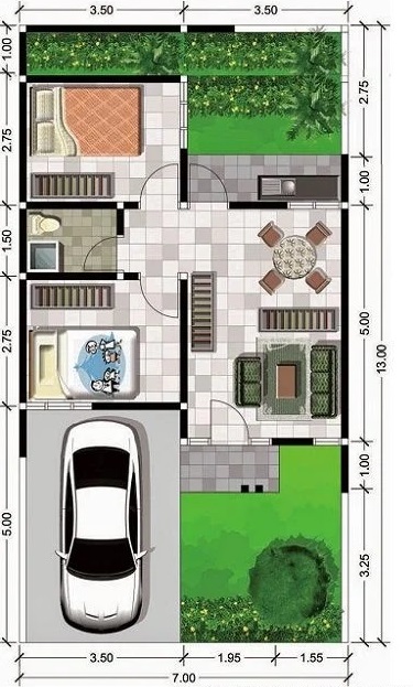 Biaya pembuatan pondasi rumah ukuran 7x12